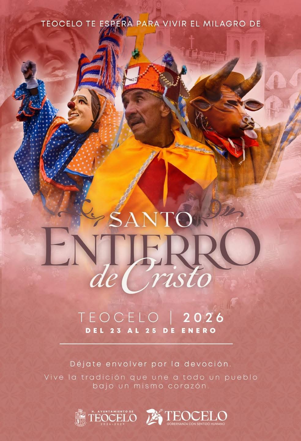 Prohíben pirotecnia en Fiesta patronal de Teocelo del 23 al 25 de enero, en Fiesta Devocional en honor al Santo Entierro de Cristo